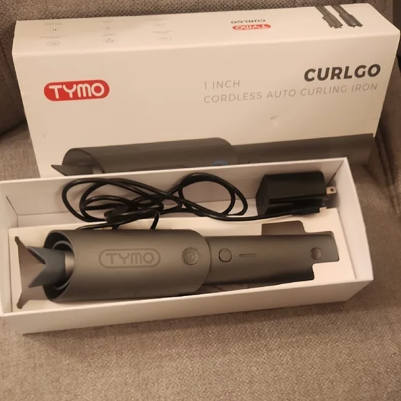 TYMO CurlGo Cordless Auto Curling Iron - Gray - Picture 2 of 7